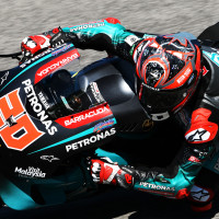 Moto GP Fabio Quartararo Carta da parati panoramica