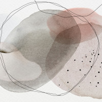 Astrattismo Neutro Carta da parati panoramica