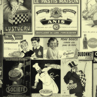 Vecchi pub Carta da parati panoramica