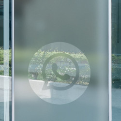 Adesivi Motivi Social Network Smerigliato