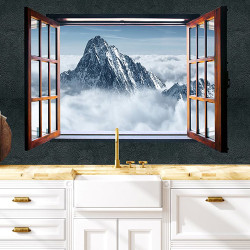 Carta da parati panoramica Trompe l'oeil