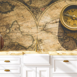 Carta da parati panoramica vintage