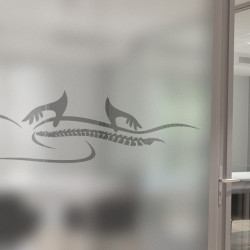 Osteopatia Fisioterapia Privacy Pellicole per vetri