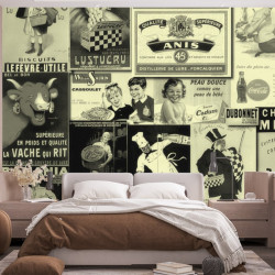 Vecchi pub Carta da parati panoramica