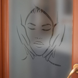 Logo massaggi Privacy Pellicola per vetri