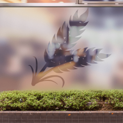 Forno per il grano Panetteria Privacy Pellicola per vetri