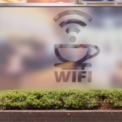 Cybercafé Privacy Pellicola per vetri