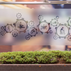 Logo Kinesiterapia 2 Privacy Pellicole per vetri