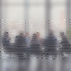 Onde a pois Pattern Privacy Pellicola per vetri