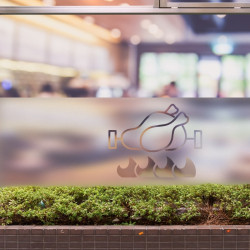Rotisserie Logo Privacy Pellicola per vetri