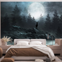 Cervo della foresta Carta da parati panoramica