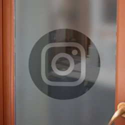 Logo Instagram Privacy Pellicola per vetri