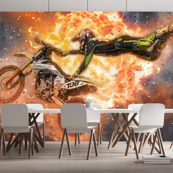 Moto MX Cross Carta da parati panoramica