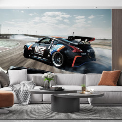 Auto Nissan Drift Carta da parati panoramica