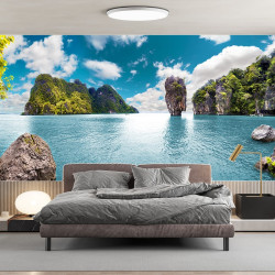 Isola tropicale Sfondo panoramico