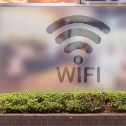 Logo WIFI 2 Privacy Pellicola per vetri