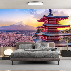 Giappone Monte Fuji Carta da parati panoramica
