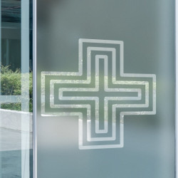 Cross Pharmacy 2 Privacy Pellicola per vetri