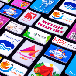 Adesivi rettangolari arrotondati