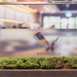 Logo della macelleria Privacy Pellicola per vetri