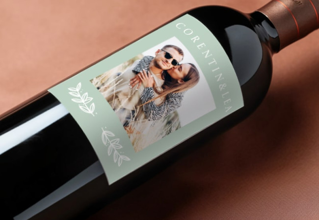 Etichette personalizzate per bottiglie matrimonio