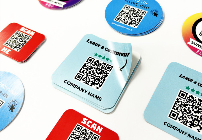 Adesivi con QR code