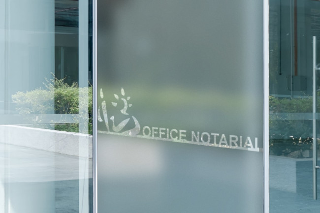 Ufficio notarile Logo Privacy Pellicola per vetri