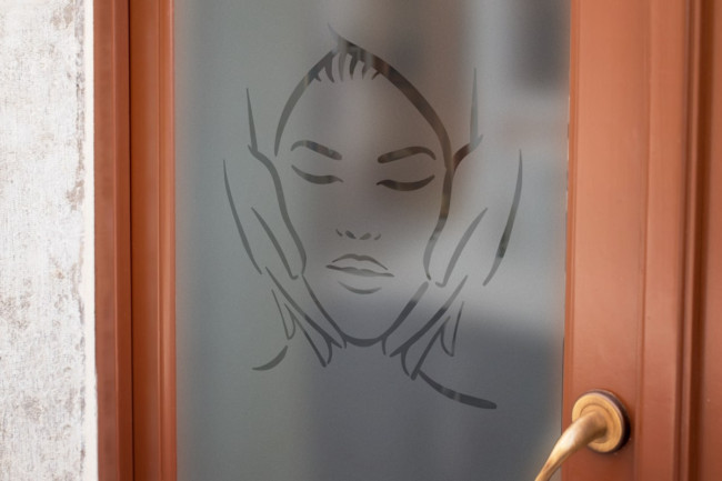 Logo massaggi Privacy Pellicola per vetri