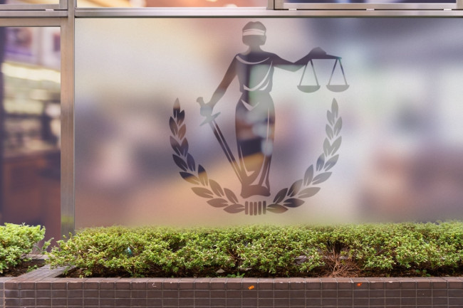 Giustizia Logo Privacy Pellicola per vetri