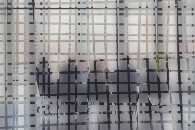 Linee intrecciate Privacy Pellicola per vetri