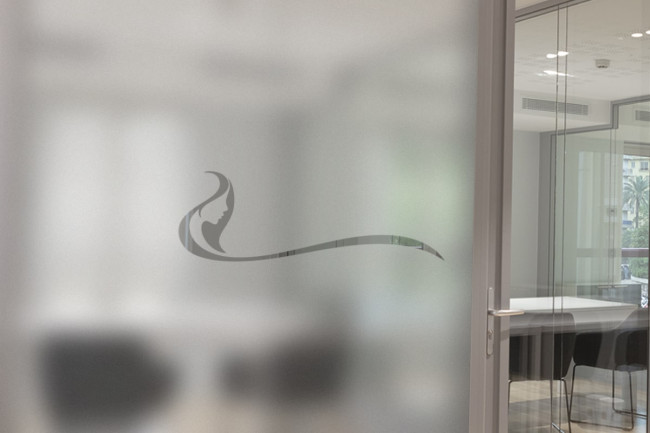Salone di bellezza per donne Privacy Pellicola per vetri