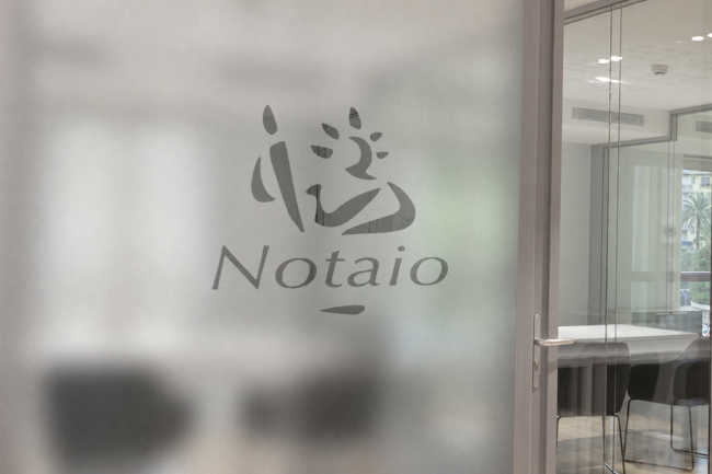 Notary Logo Privacy Pellicola per vetri
