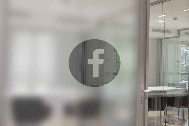 Logo Facebook Privacy Pellicola per vetri
