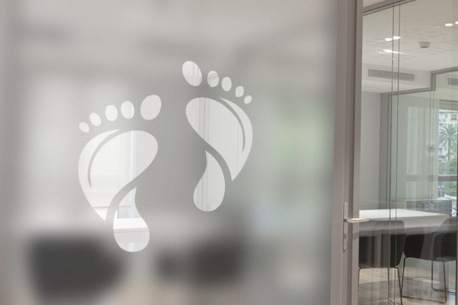 Piedi podologici Privacy Pellicole per vetri