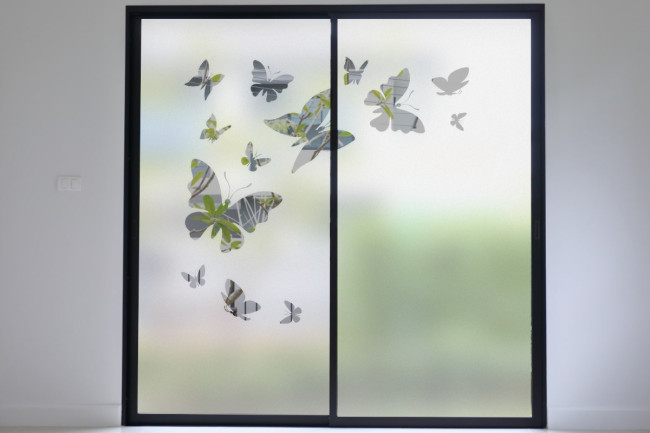 Farfalle 2 Privacy Pellicola per vetri