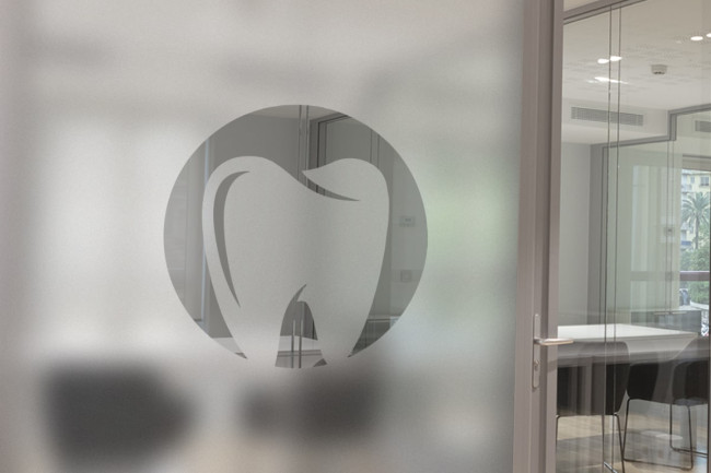Dente Dentista Privacy Pellicola per vetri