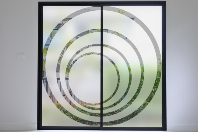 Design Cercle Privacy Pellicola per vetri