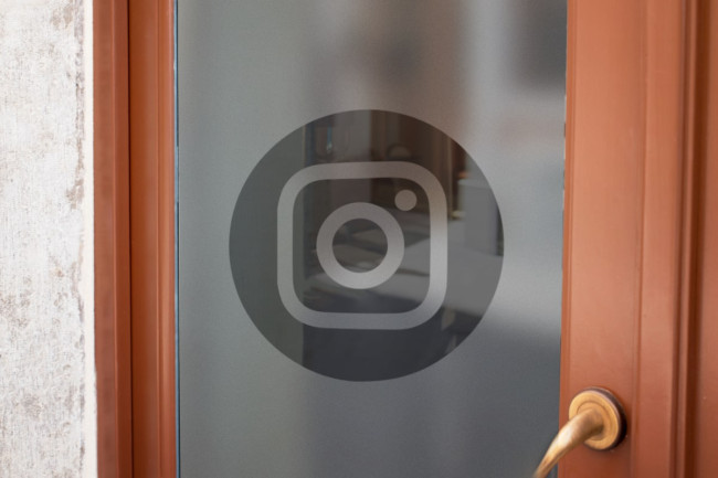 Logo Instagram Privacy Pellicola per vetri