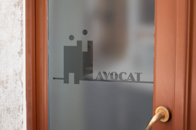 Logo dell'avvocato 2 Privacy Pellicola per vetri