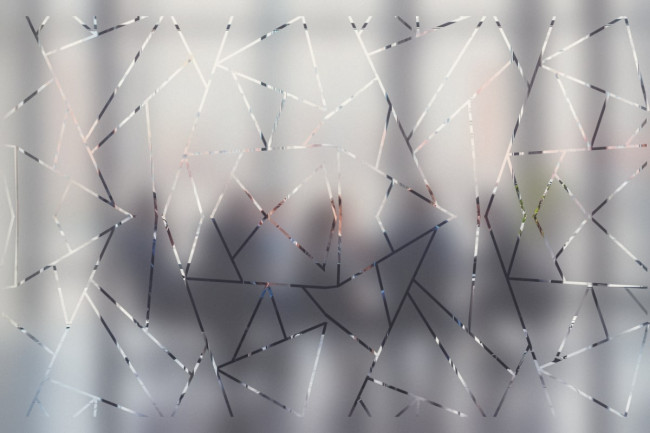 Prism Linee geometriche Motivo Privacy Pellicola per vetri