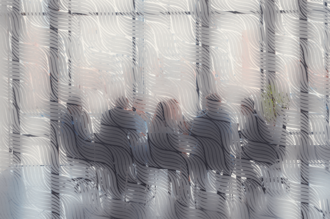 Motivo a spirale Pellicola per vetri Privacy