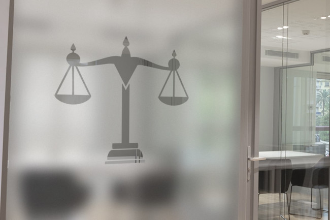 Logo Avvocato Bilancia Privacy Pellicola per vetri