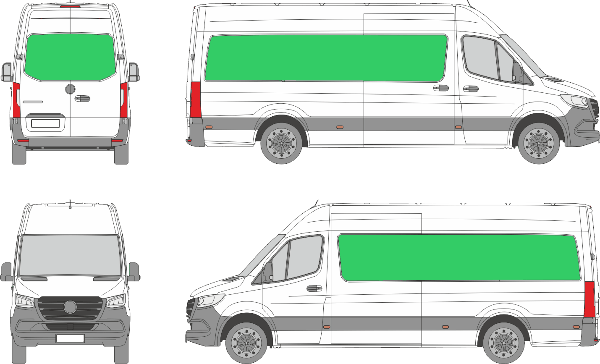 Mercedes Benz Sprinter L3H3 (2018-2026)