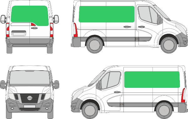 Nissan NV400 / Interstar L1H1 (2010-2024)