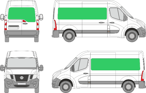 Nissan NV400 / Interstar L2H1 (2010-2024)